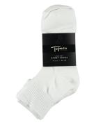 Sport Socks, Mid-Cut 4-P, White 40/45 Underwear Socks Regular Socks Wh...