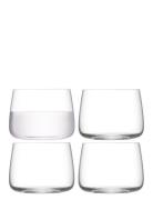 LSA International Metropolitan Stemless Glass Set 4 Nude