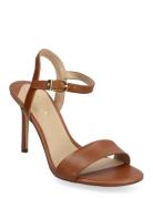 Lauren Ralph Lauren Burnished Calf-Gwen-Sn-Drs Brun