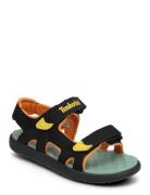 Timberland Perkins Row Backstrap Sandal Black W Medium Yellow Svart