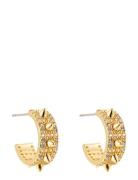 Peak Crystal Large Earring Accessories Jewellery Earrings Hoops Gold B...