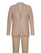 Jprriviera Linen Suit Slim Fit Sn Kostym Beige Jack & J S