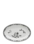 Rörstrand East India Black Oval Serving Dish 33X22 Cm Svart