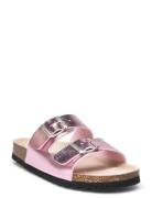 Bianco Biaolivia Sandal Metallic Rosa