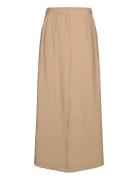 Objfaline Mw Ancle Skirt E Ss Fair 23 Lång Kjol Beige Object