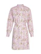 Mschnathalina Ladonna Shirt Dress Aop Knälång Klänning Pink MSCH Copen...