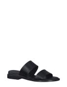 Women Slides Platta Sandaler Black Tamaris