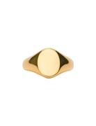 Ix Mini Oval Signet Ring Ring Smycken Gold IX Studios
