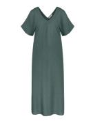 Triumph Beach Mywear Maxi Dress Sd Khaki Green