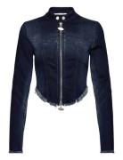 Tight Denim Shirt Jeansjacka Denimjacka Blue Cannari Concept