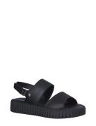 Women Sandals Platta Sandaler Black Tamaris