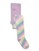 Tights Sg Cotton Candy Striped Tights Multi/patterned Lindex