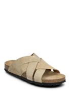 Slipper Slippers Tofflor Beige Sofie Schnoor