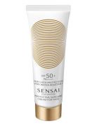 Silky Bronze Protective Cream Face Spf50+ Solkräm Ansikte Nude SENSAI