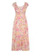 By Ti Mo Linen Smock Dress Rosa