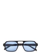 Sam Black Blue Pilotglasögon Solglasögon Black Corlin Eyewear