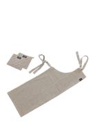 Tekstilsæt Recycle 3 Dele Home Textiles Kitchen Textiles Aprons Brown ...