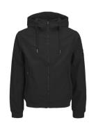 Jack & J S Jjebasic Softshell Hood Noos Svart