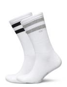 Calvin Klein Ck Men Sock 2P Stripes Vit