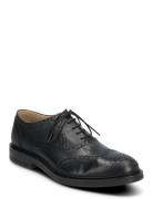 Shoes - Flat - With Lace Shoes Business Laced Shoes Black ANGULUS