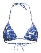 Rosemunde Rwshiitake Triangle Bikini Top Blå