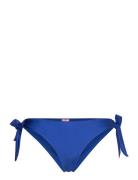 Bari Cheeky T Swimwear Bikinis Bikini Bottoms Side-tie Bikinis Blue Hu...