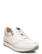 Women Lace-Up Låga Sneakers White Tamaris