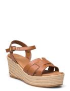 Espadrilles Sandalette Med Klack Espadrilles Brown Billi Bi