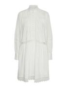 Yasvicca Ls Dress S. Kort Klänning White YAS