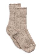 Mp Denmark Bee Socks Beige