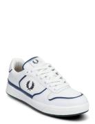 B300 Leather/Mesh Låga Sneakers White Fred Perry