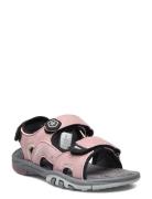 Sandals W. Woven Straps Shoes Summer Shoes Sandals Pink Color Kids