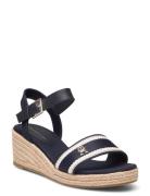 Tommy Hilfiger Webbing Wedge Sandal Marinblå