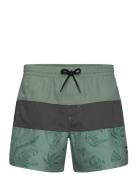 Mix & Match Cali Block 15'' Swim Shorts Badshorts Green O'neill