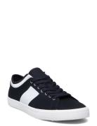 Unders Tip Cuff Twill Låga Sneakers Navy Fred Perry
