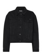 Nudie Jeans Berit Denim Jacket Asphalt Black Svart