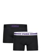 Puma Men Everyday Placed Logo Boxer Boxerkalsonger Black PUMA