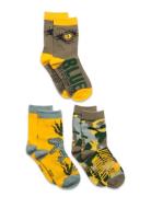 Jurassic World Socks Gul