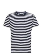 Verkstad T-Shirt Tops T-shirts Short-sleeved Blue Makia