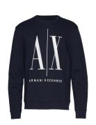 Armani Exchange Sweatshirt Blå