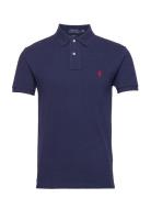 Polo Ralph Lauren Basic Mesh-Ssl-Knt Marinblå