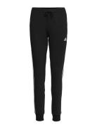 Essentials Single Jersey 3-Stripes Pant Sport Sweatpants Black Adidas ...