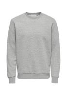 ONLY & SONS Onsceres Crew Neck Noos Grå