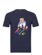 Custom Slim Fit Polo Bear Jersey T-Shirt Tops T-shirts Short-sleeved N...