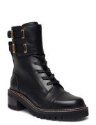 Mallory Ankle Boot Shoes Boots Ankle Boots Laced Boots Black See By Ch...