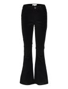 Eva Corduroy Flare Trousers Bottoms Trousers Flared Black Fabienne Cha...