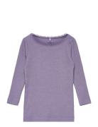 Nmfkab Ls Top Noos Tops T-shirts Long-sleeved T-shirts Purple Name It
