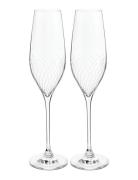 Holmegaard Cabernet Lines Champagneglas 29 Cl 2 Stk. Nude