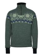 Fongen Wp Masc Sweater Tops Knitwear Half Zip Jumpers Green Dale Of No...