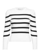 Onlsally L/S Puff Pullover Knt Noos Tops Knitwear Jumpers White ONLY